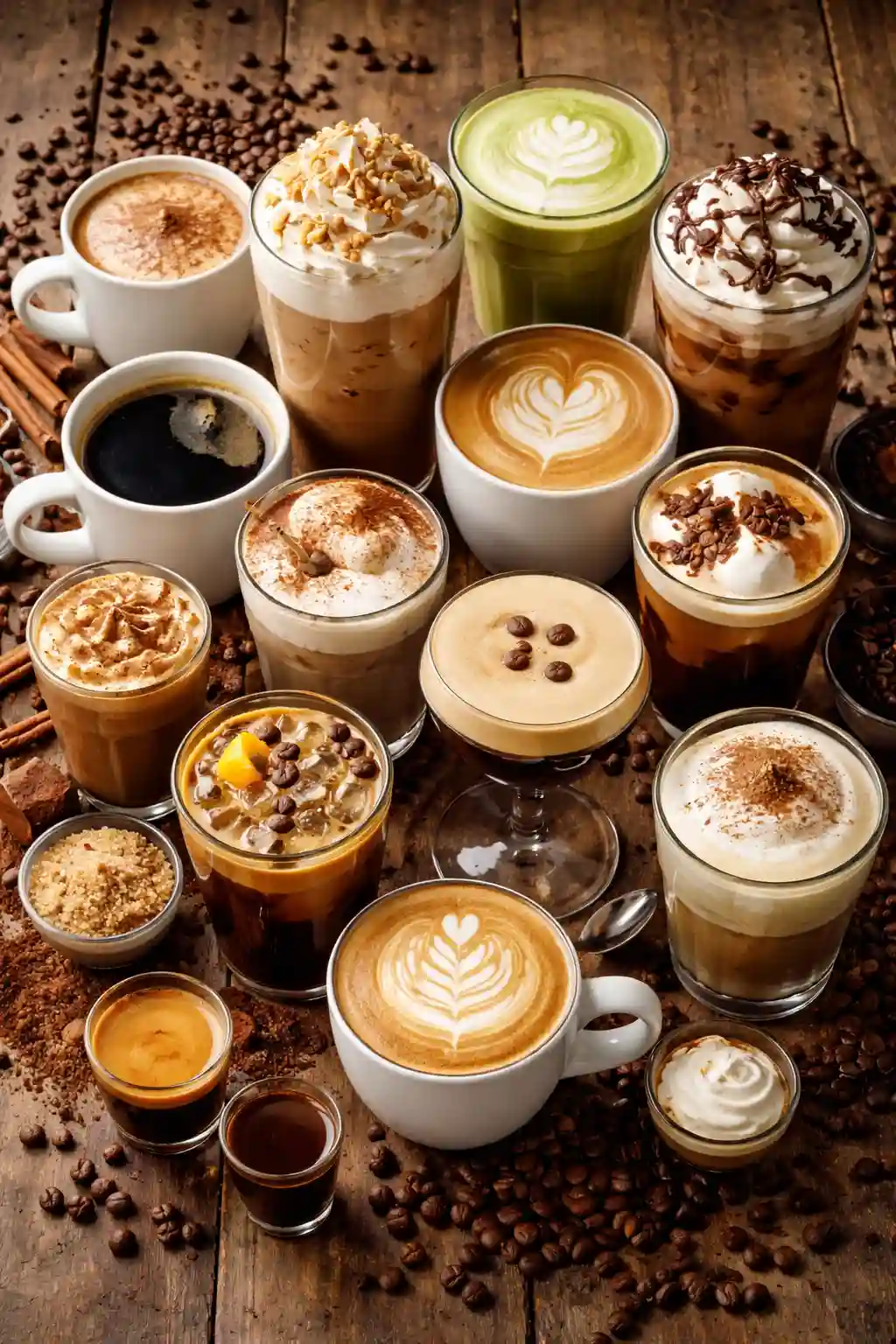 Cold, hot, and signature drinks